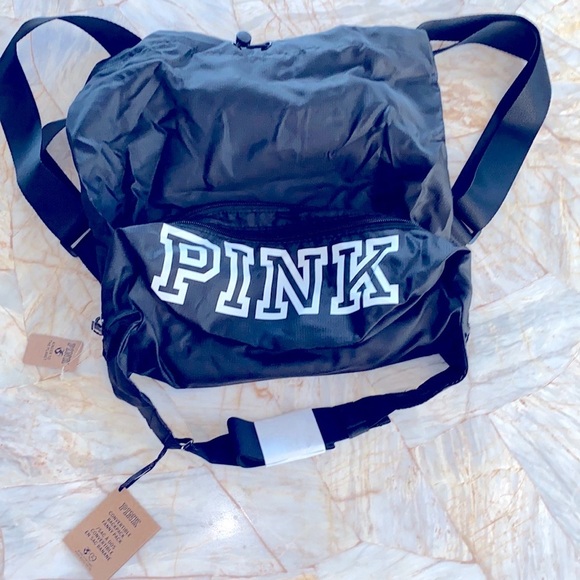 PINK Convertible‎ Backpack Fanny Pack Black main image 6